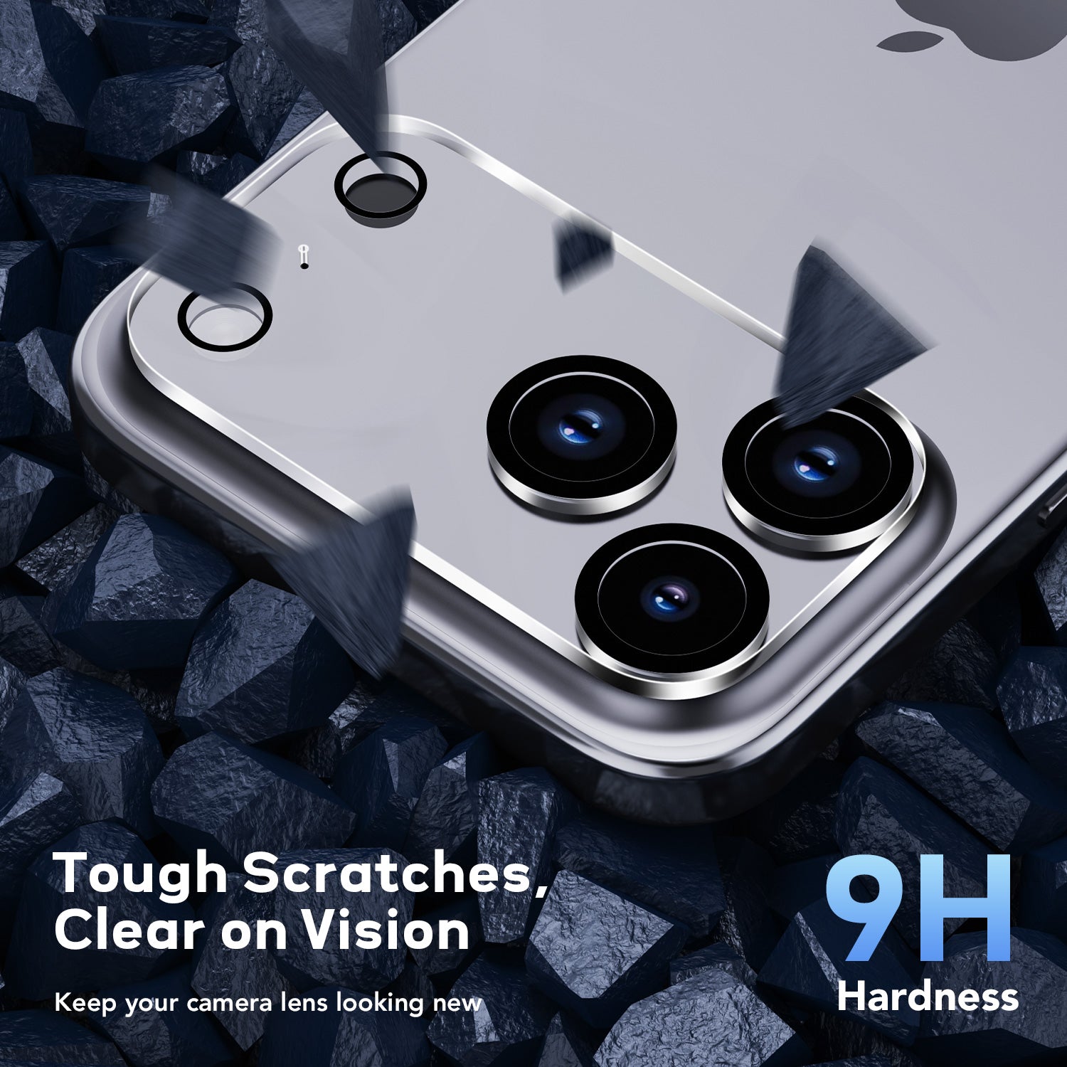 Tough On Rear Camera Protector Tempered Glass for iPhone 17 Series