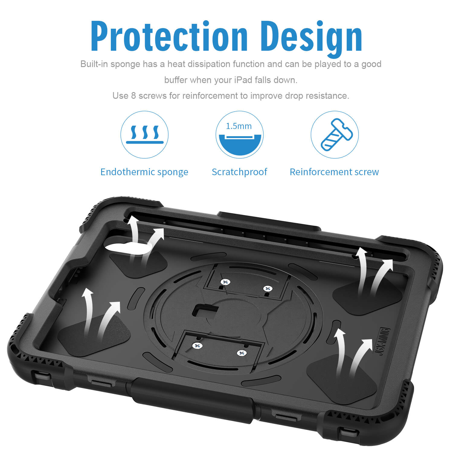 Tough On iPad mini 7/mini 6 Rugged Protection Case