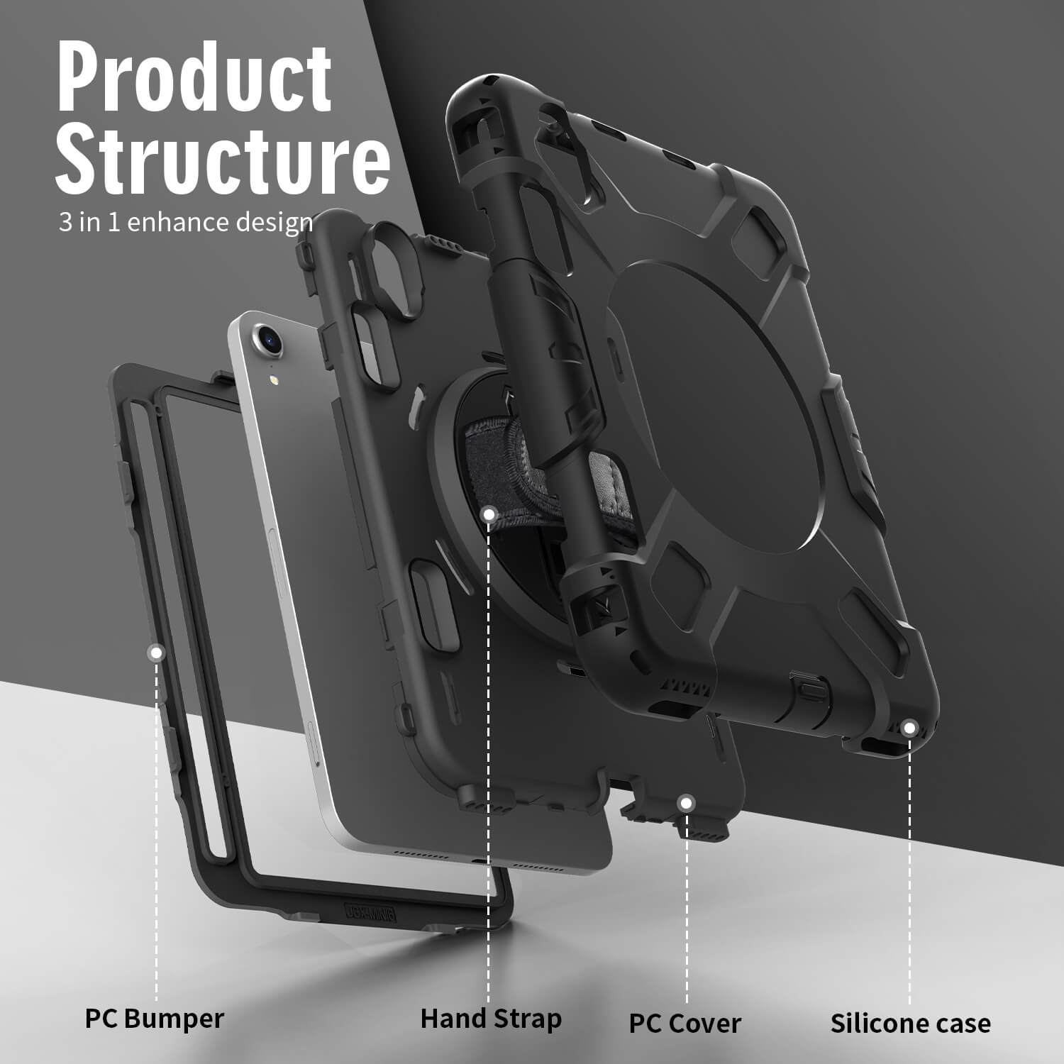 Tough On iPad mini 7/mini 6 Rugged Protection Case