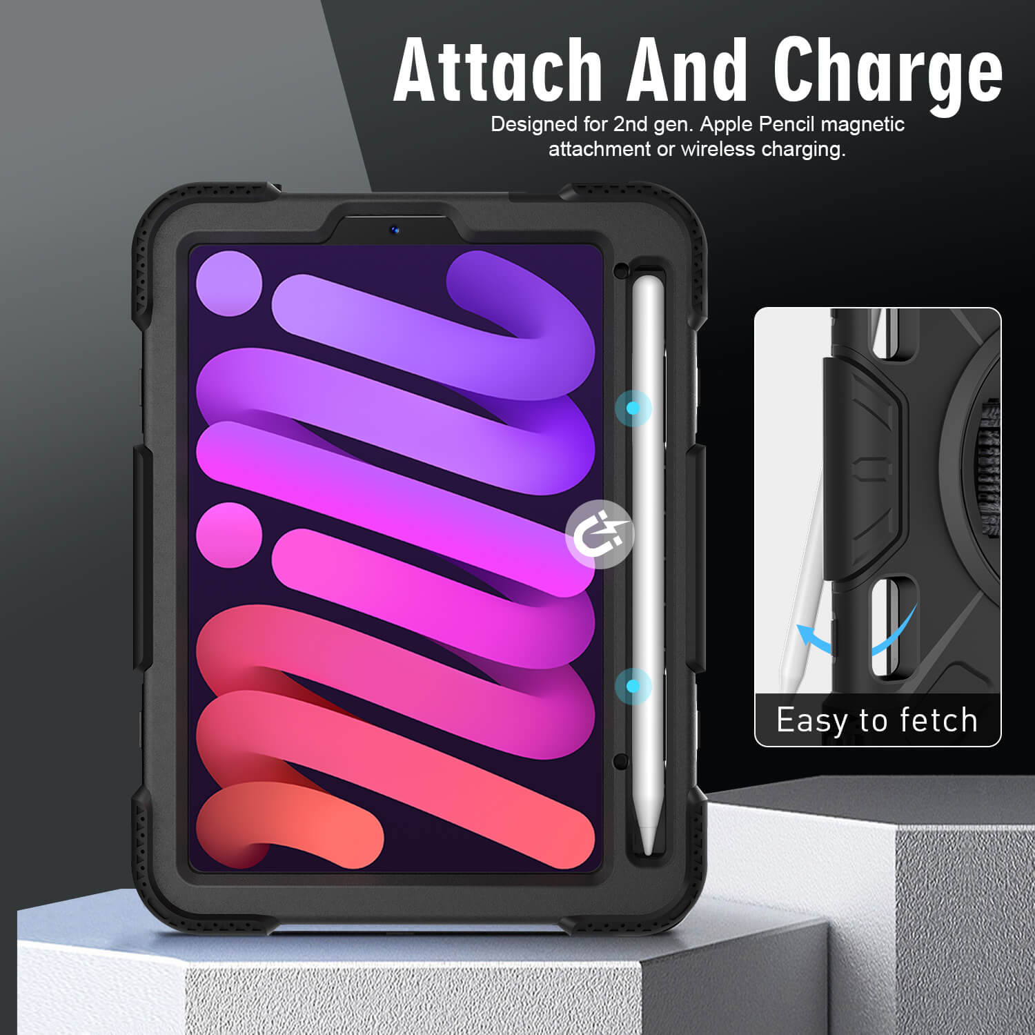 Tough On iPad mini 7/mini 6 Rugged Protection Case