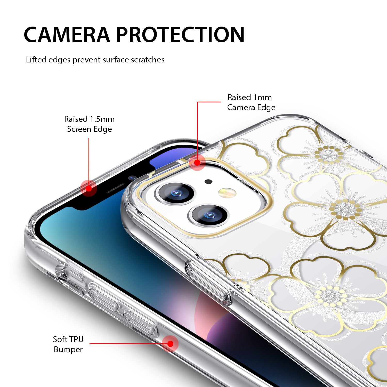 Tough On iPhone 11 Case Floral Emerald With MagSafe