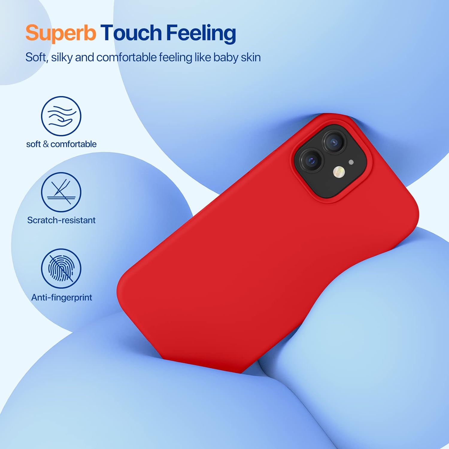 Tough On iPhone 12 / 12 Pro Case Strong Liquid Silicone