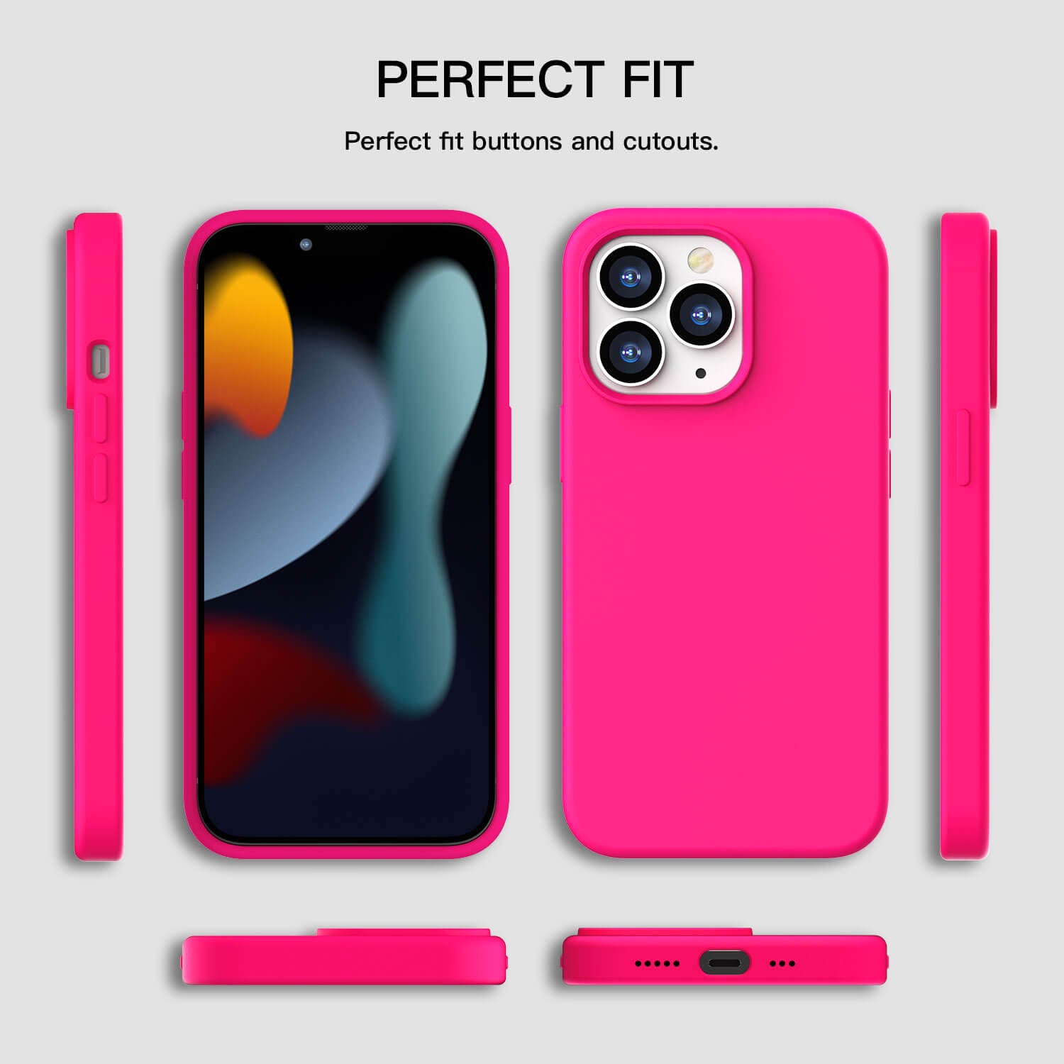 Tough On iPhone 12 Pro Max Strong Liquid Silicone Case