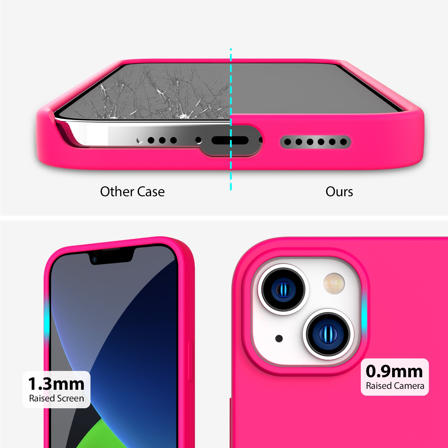 Tough On iPhone 13 Strong Liquid Silicone Case