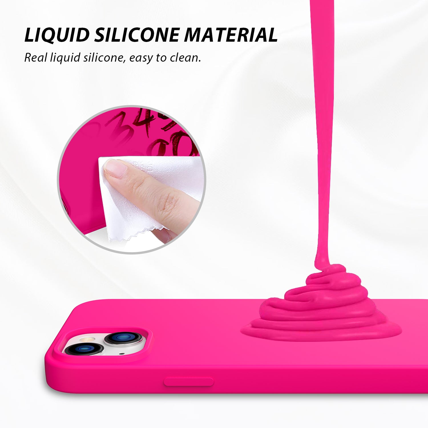 Tough On iPhone 13 Strong Liquid Silicone Case