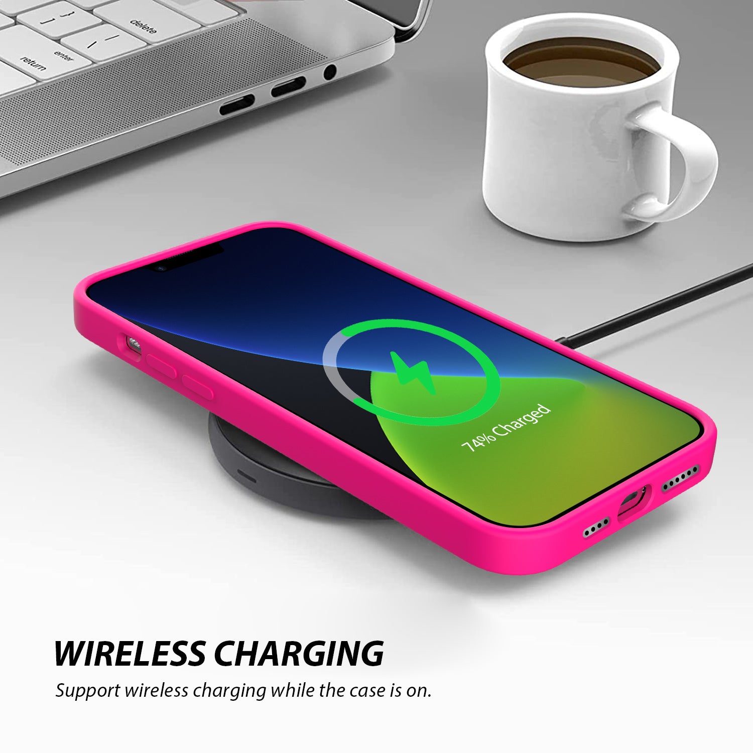 Tough On iPhone 13 Strong Liquid Silicone Case