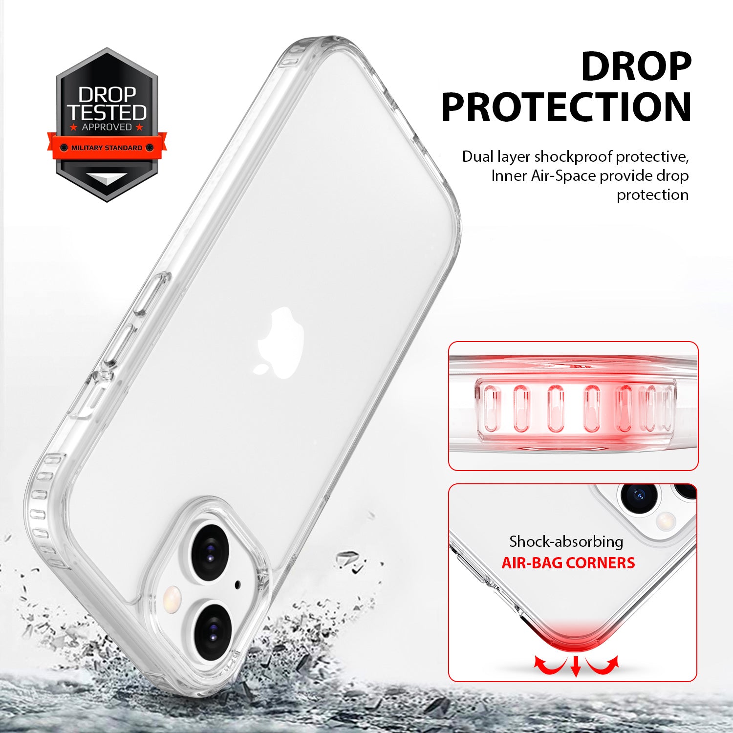 Tough On iPhone 15 Case Clear Air