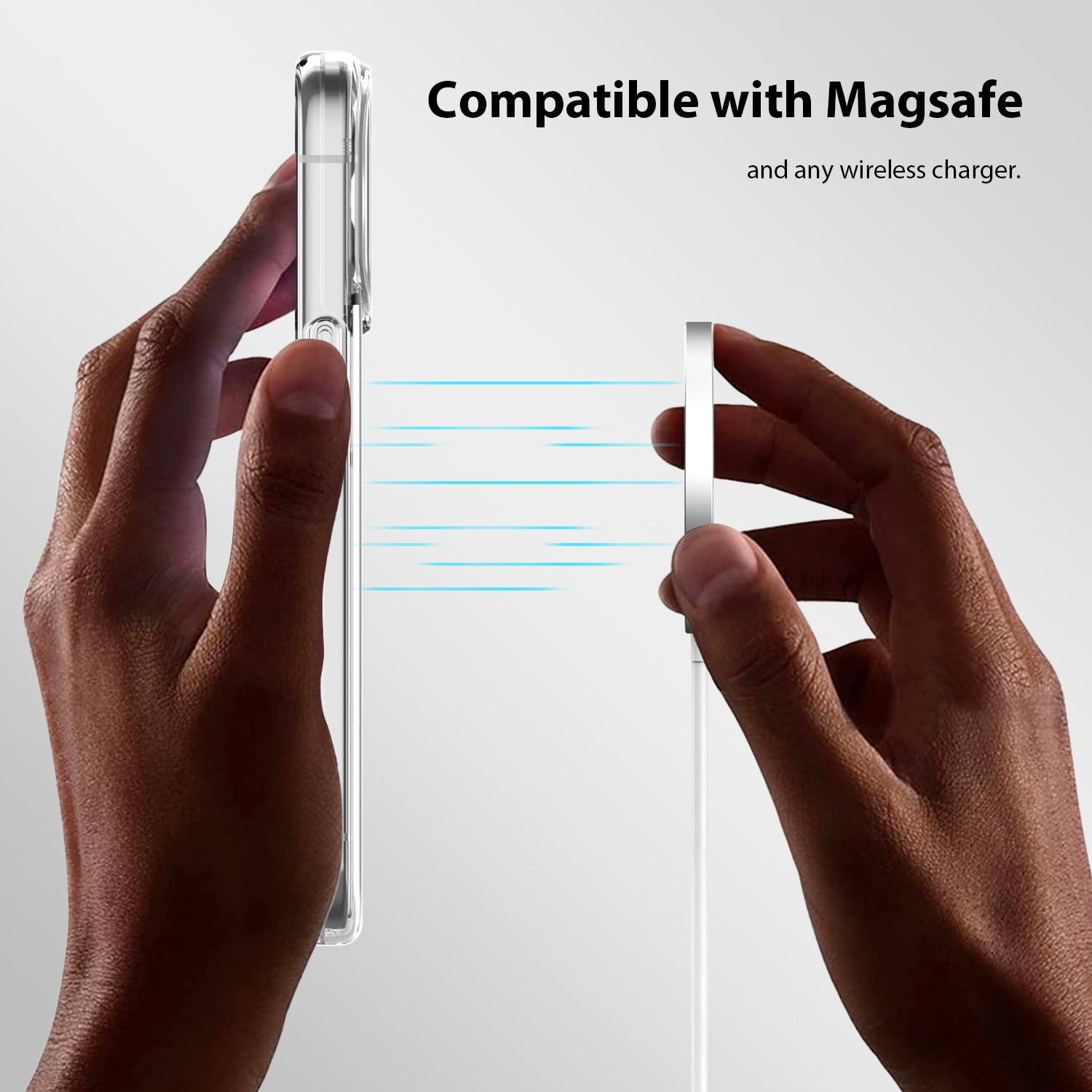 Tough On iPhone 15 Plus Clear Case with Magsafe