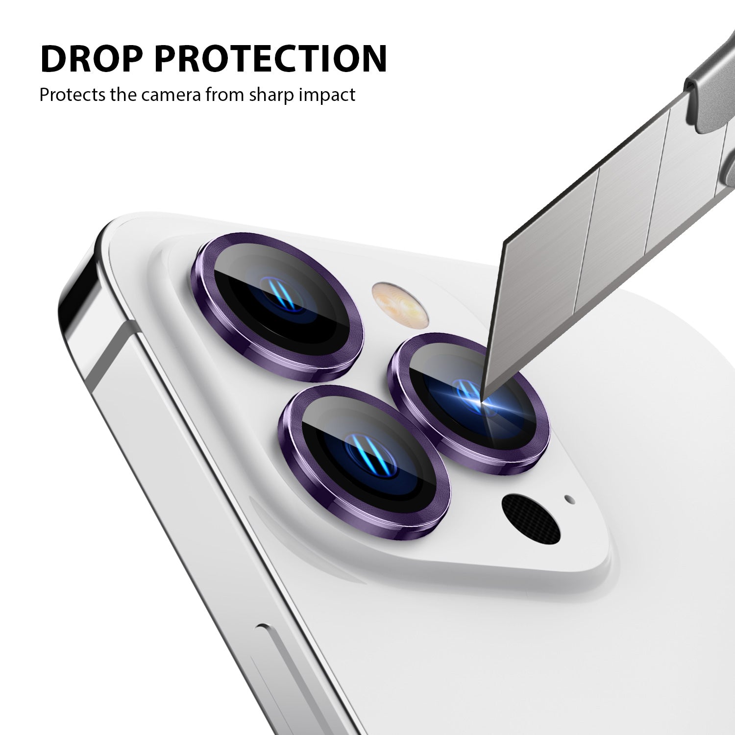 Tough On iPhone 15 Pro Max Rear Camera Protector Tempered Glass