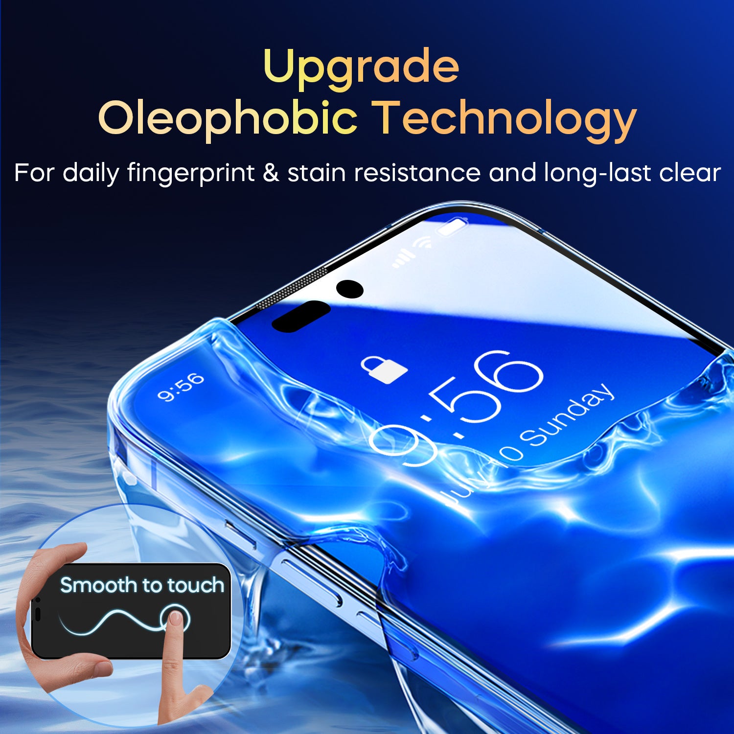 Tough On iPhone 15 Series Tempered Glass Screen Protector 2 Pack w/ Installation Kit