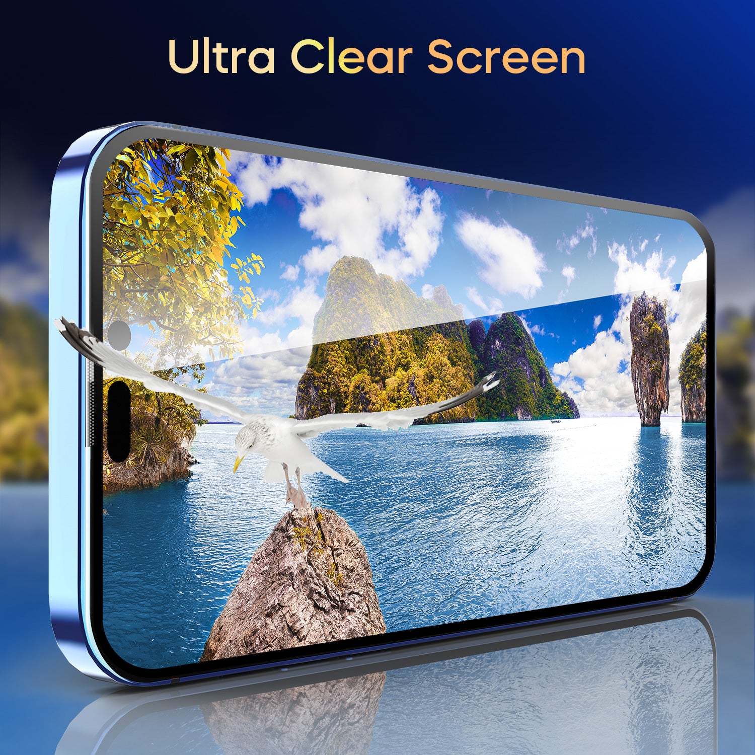 Tough On iPhone 15 Series Tempered Glass Screen Protector 2 Pack w/ Installation Kit