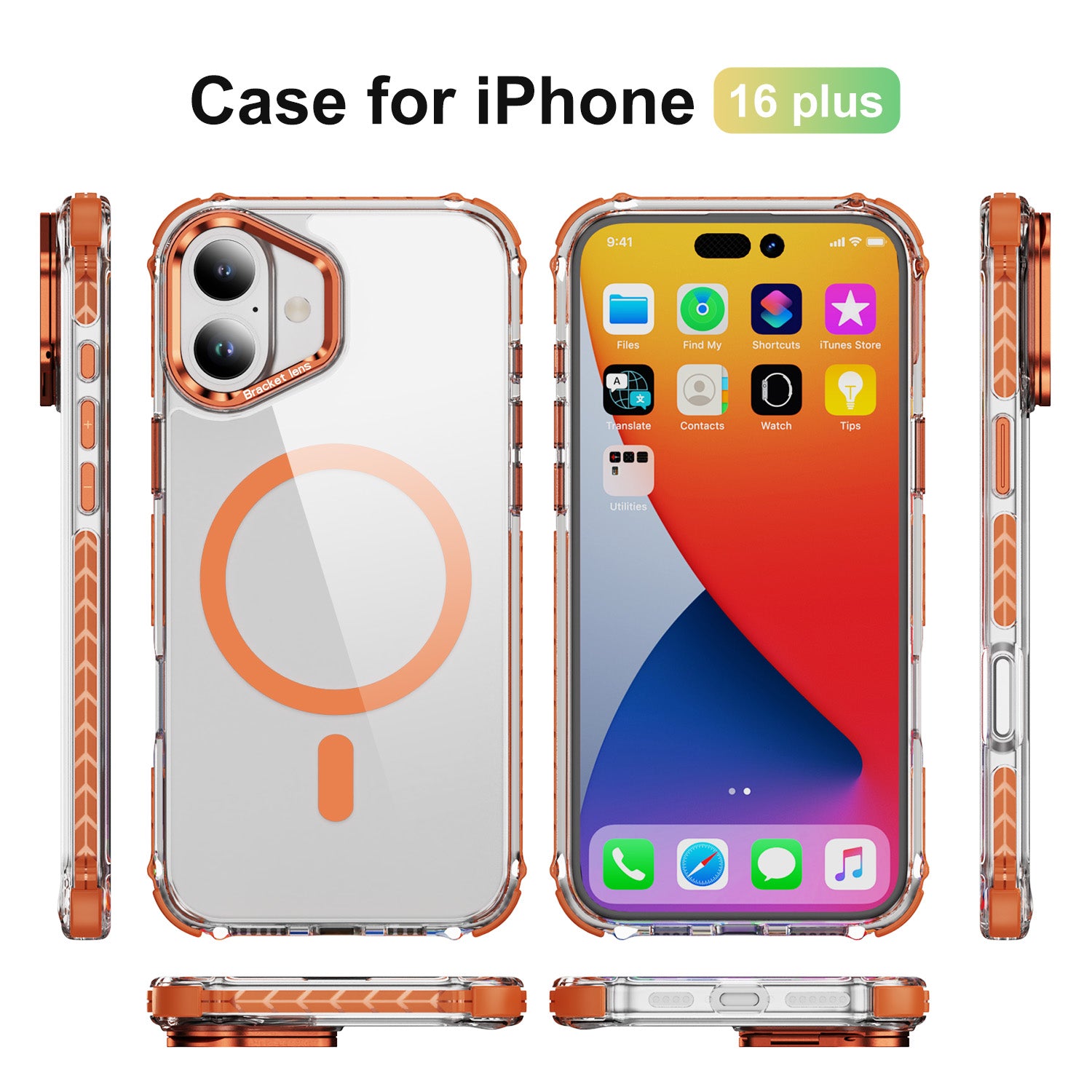 Tough On iPhone 16 Plus Case with Camera Stand MagSafe Compatible