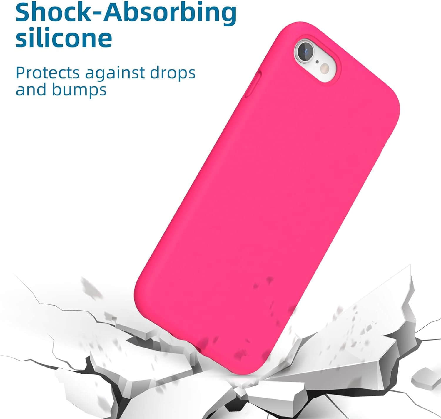 Tough On iPhone SE 2022 & 2020 / iPhone 8 & 7 & 6 Liquid Silicone Case