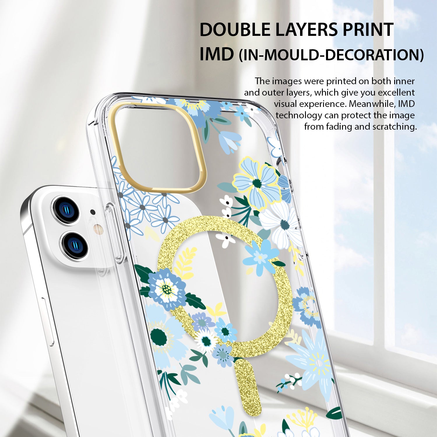 Tough On iPhone XR Case Floral Emerald With Magsafe