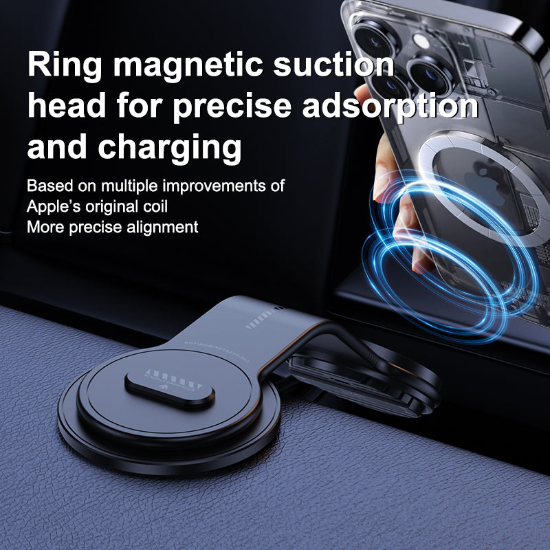 Tough On 15W Magnetic Wireless Car Charger with Adjustable Arm