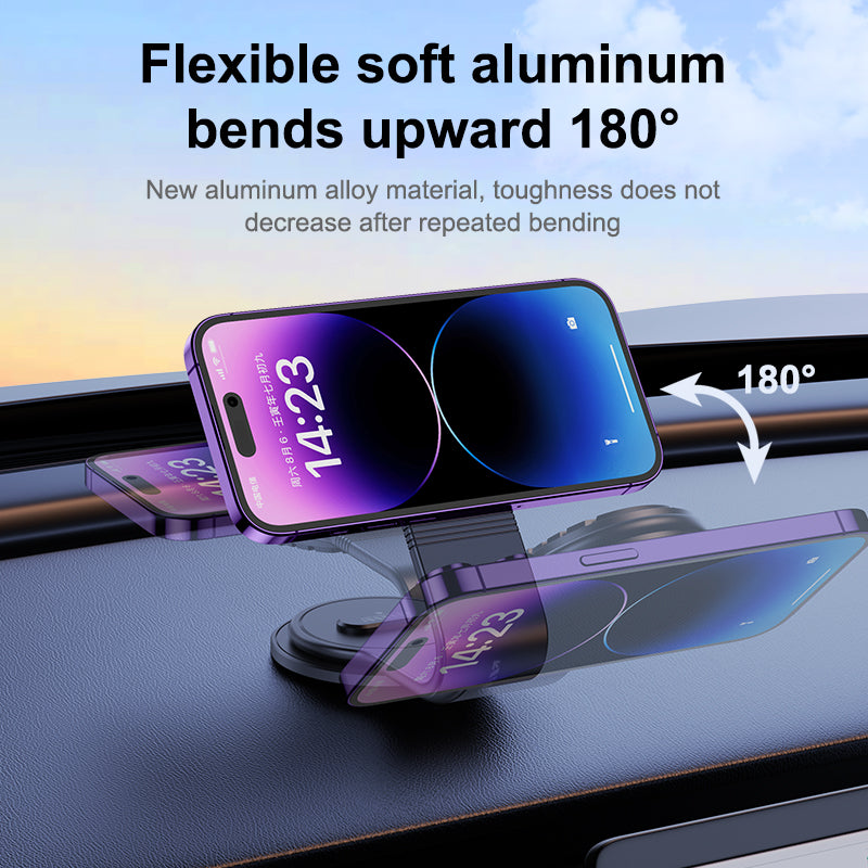 Tough On 15W Magnetic Wireless Car Charger with Adjustable Arm