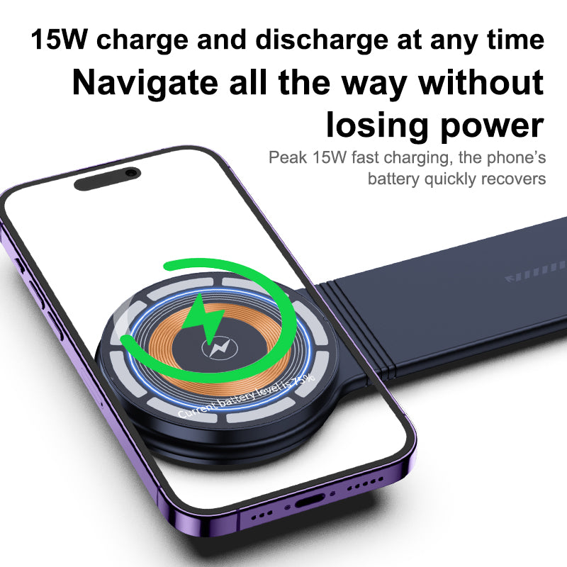 Tough On 15W Magnetic Wireless Car Charger with Adjustable Arm