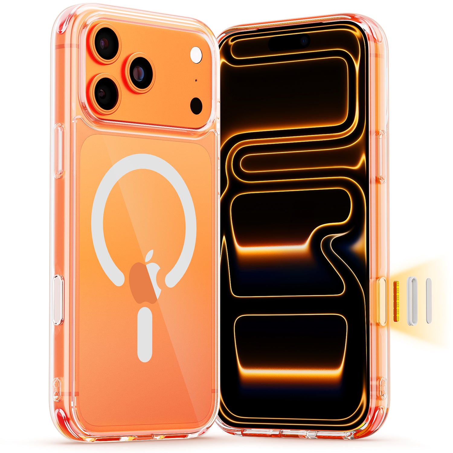 Tough On Clear MagSafe Case with No Yellowing for iPhone