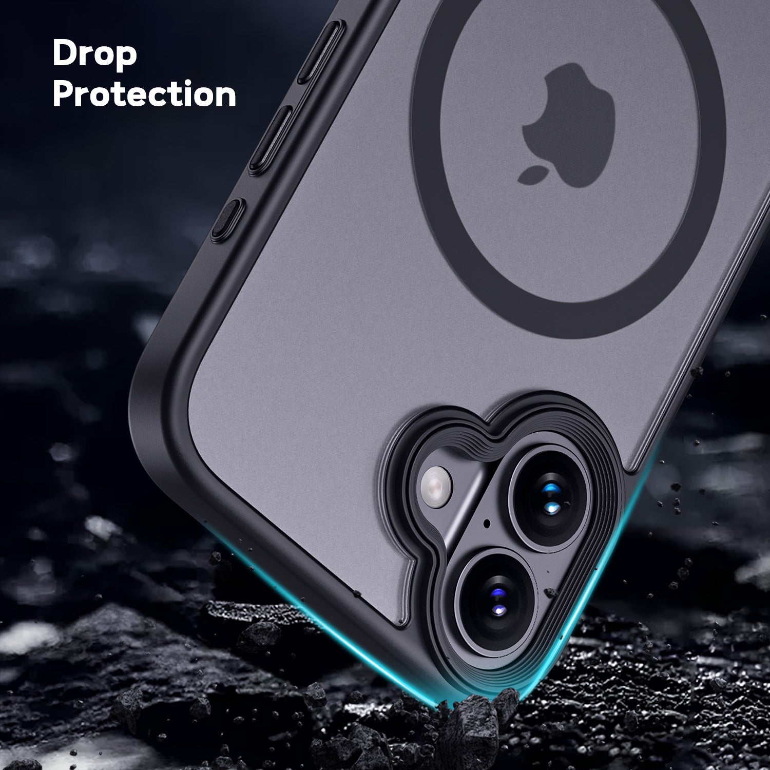 Tough On iPhone 16 Case With MagSafe Matte Black