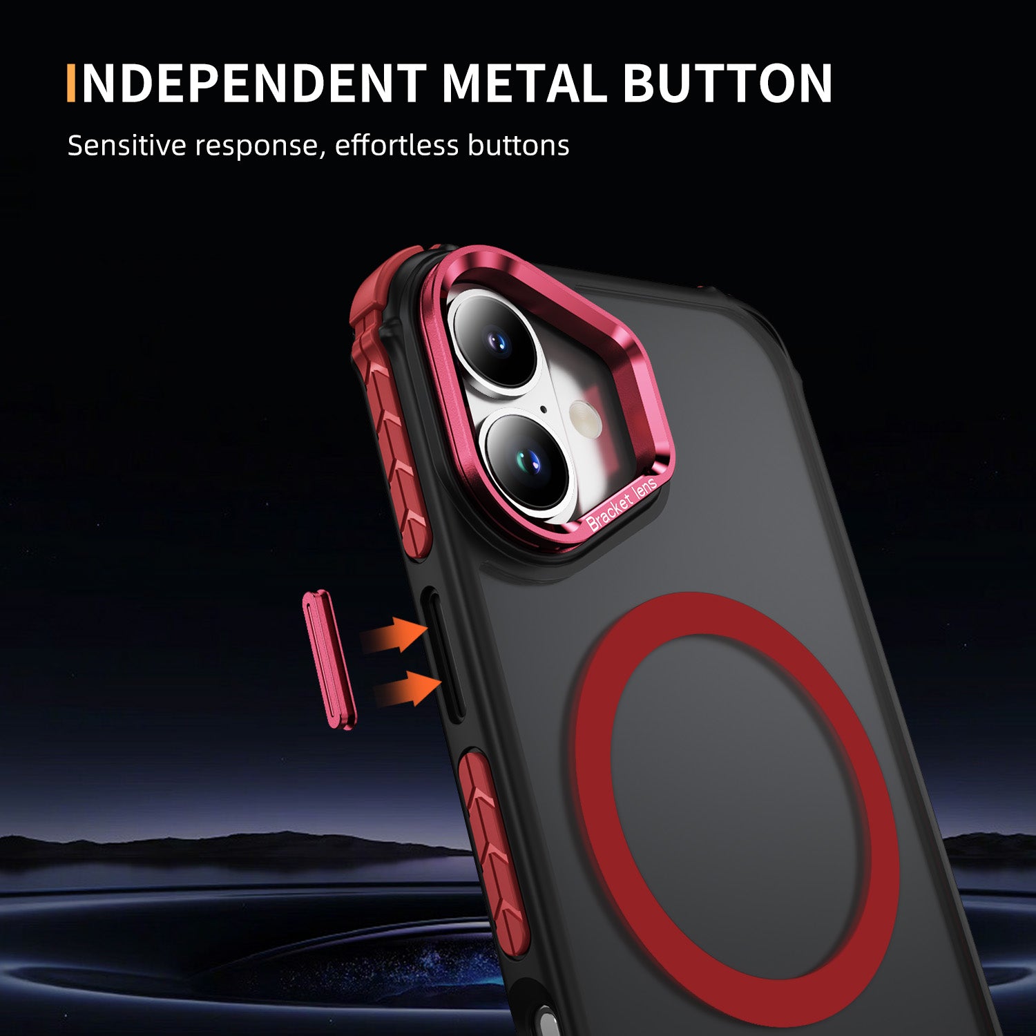 Tough On iPhone 16 Plus Case with Camera Stand MagSafe Compatible