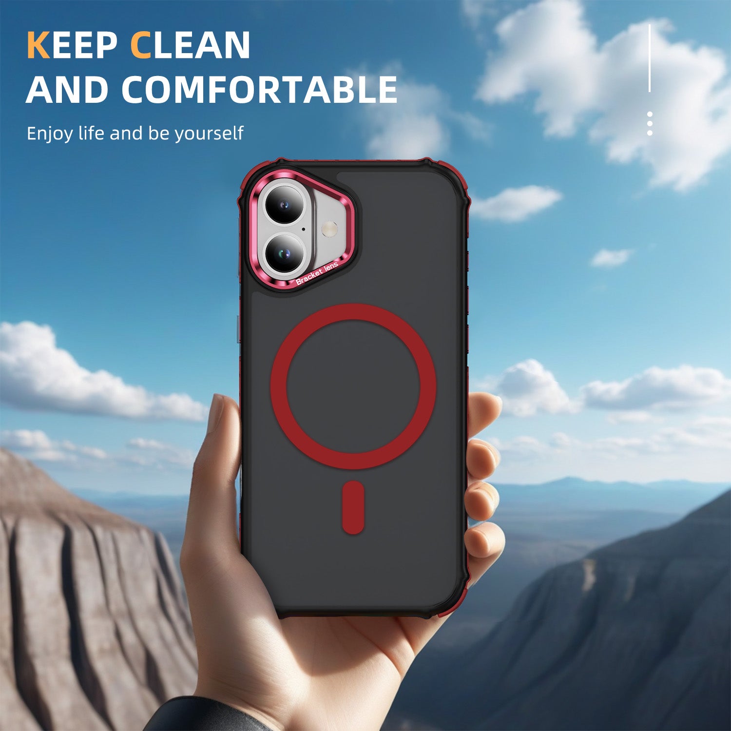 Tough On iPhone 16 Plus Case with Camera Stand MagSafe Compatible