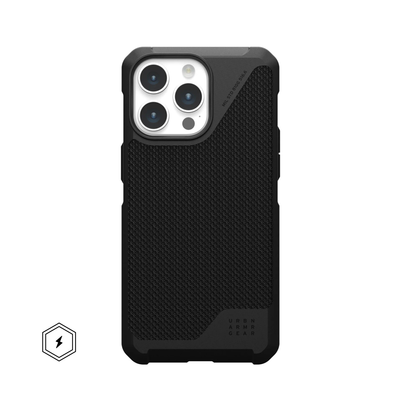 UAG iPhone 15 Pro Max Case Metropolis LT MagSafe Kevlar Black