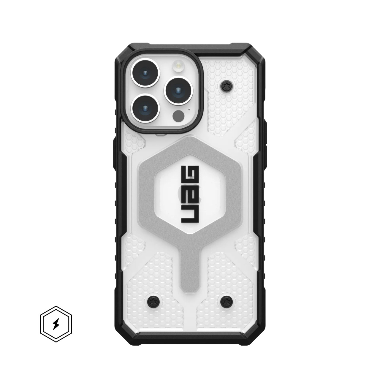 UAG iPhone 15 Pro Case Pathfinder Clear Magsafe Ice