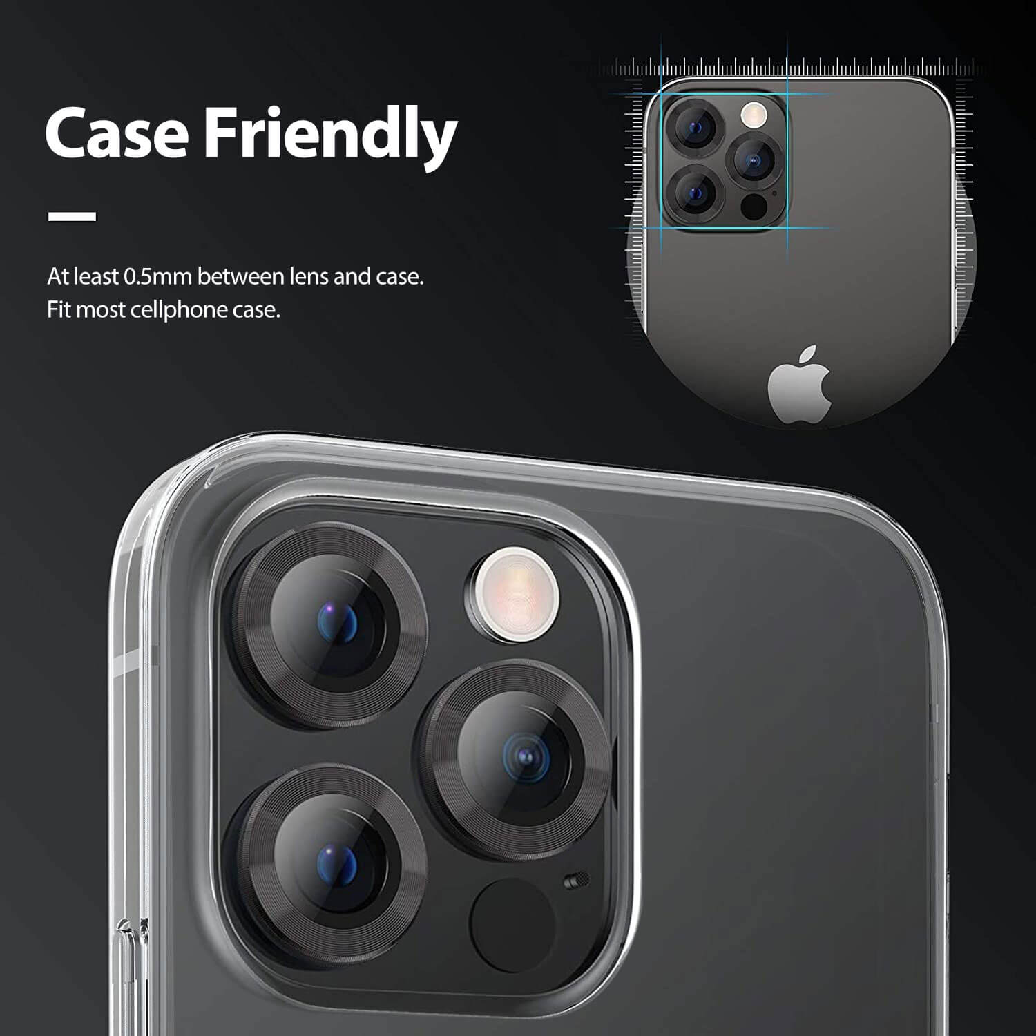 Tough On iPhone 13 Pro Camera Lens Protector