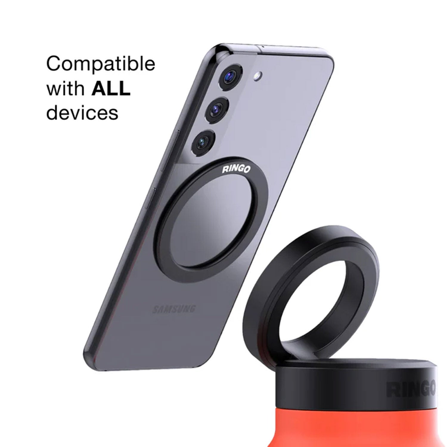 Ringo Water Bottle with Magnetic Phone Mount