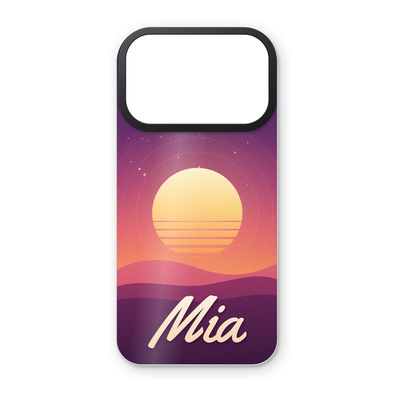 Retro Sunset Name