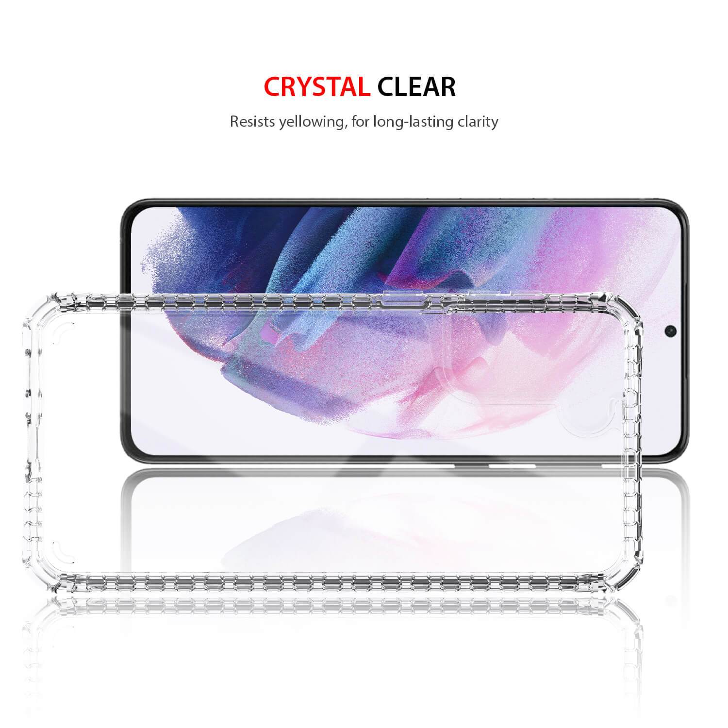 Tough On Samsung Galaxy S21 Plus Case Tough Air Clear