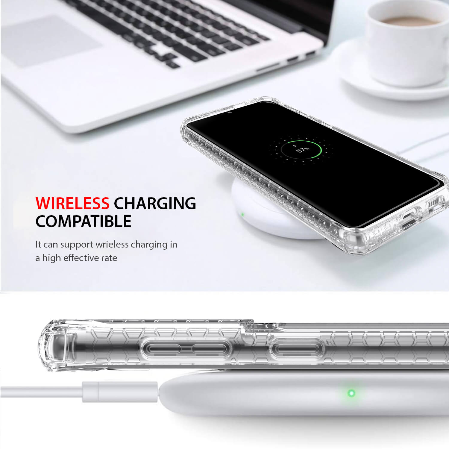 Tough On Samsung Galaxy S21 Plus Case Tough Air Clear
