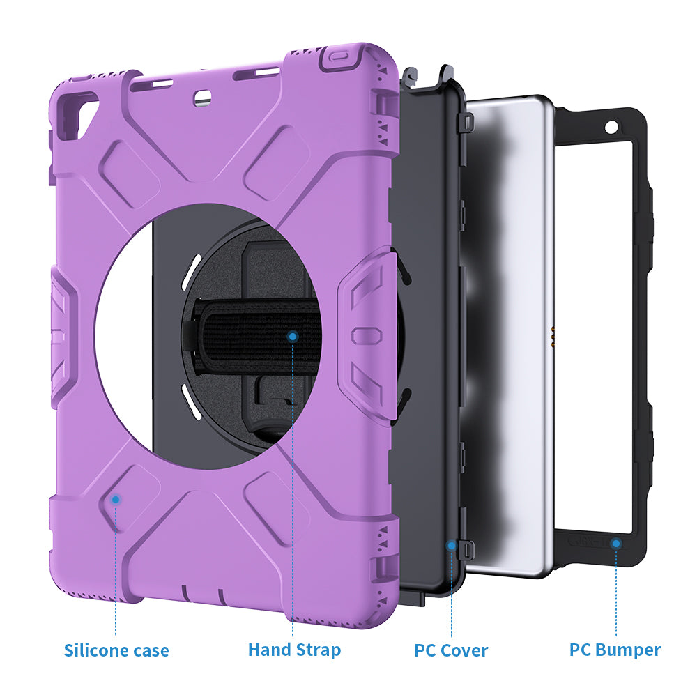 Tough On iPad 7 / 8th Gen 10.2" Case Rugged Protection Purple