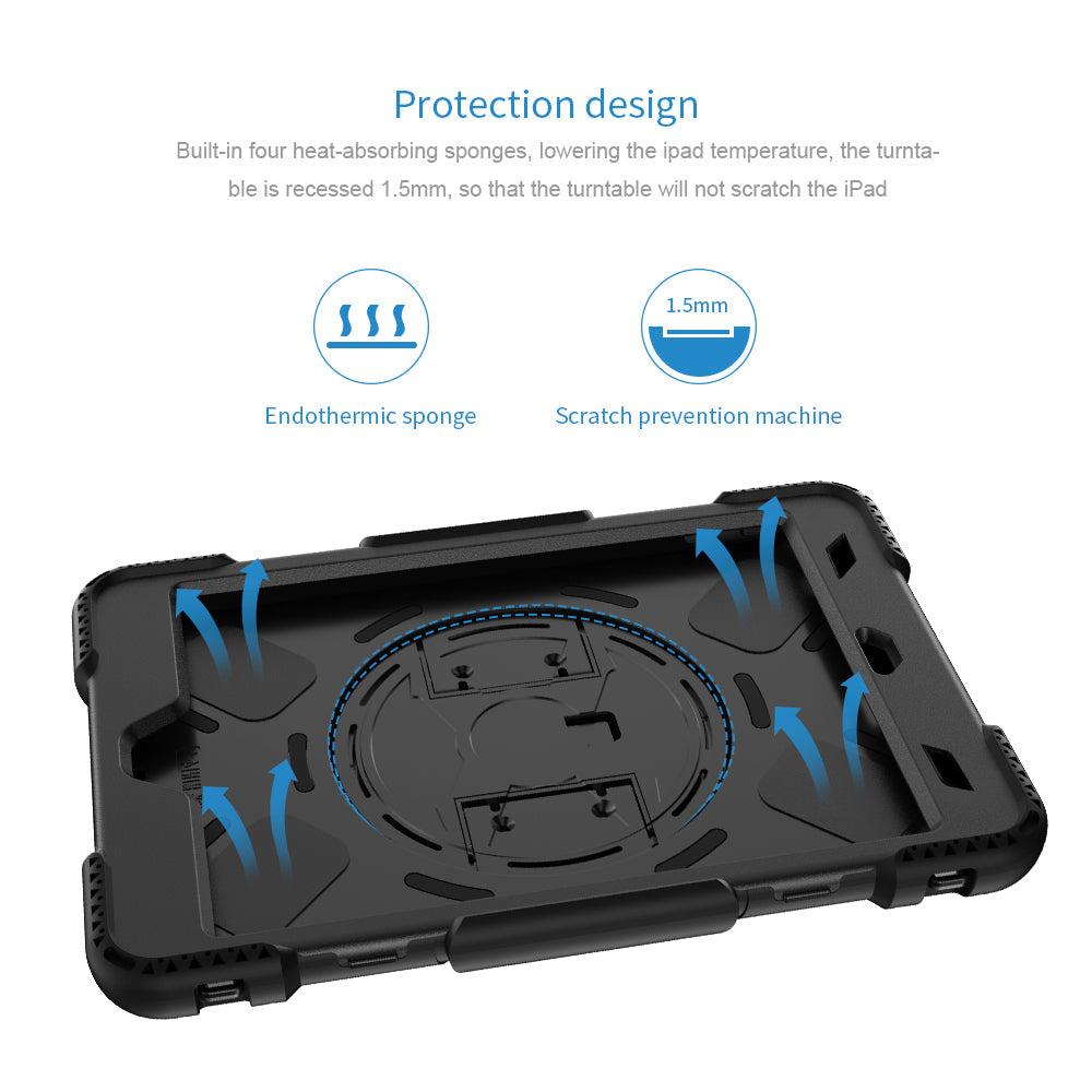 Tough On iPad Air / Air 2 9.7" Case Rugged Protection Black