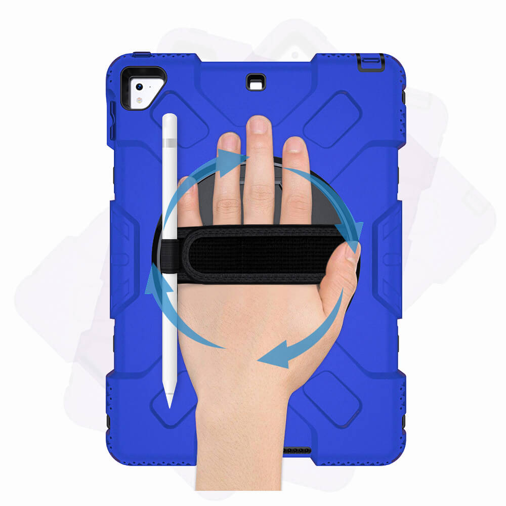 Tough On iPad 5 / 6th Gen 9.7" Case Rugged Protection Blue