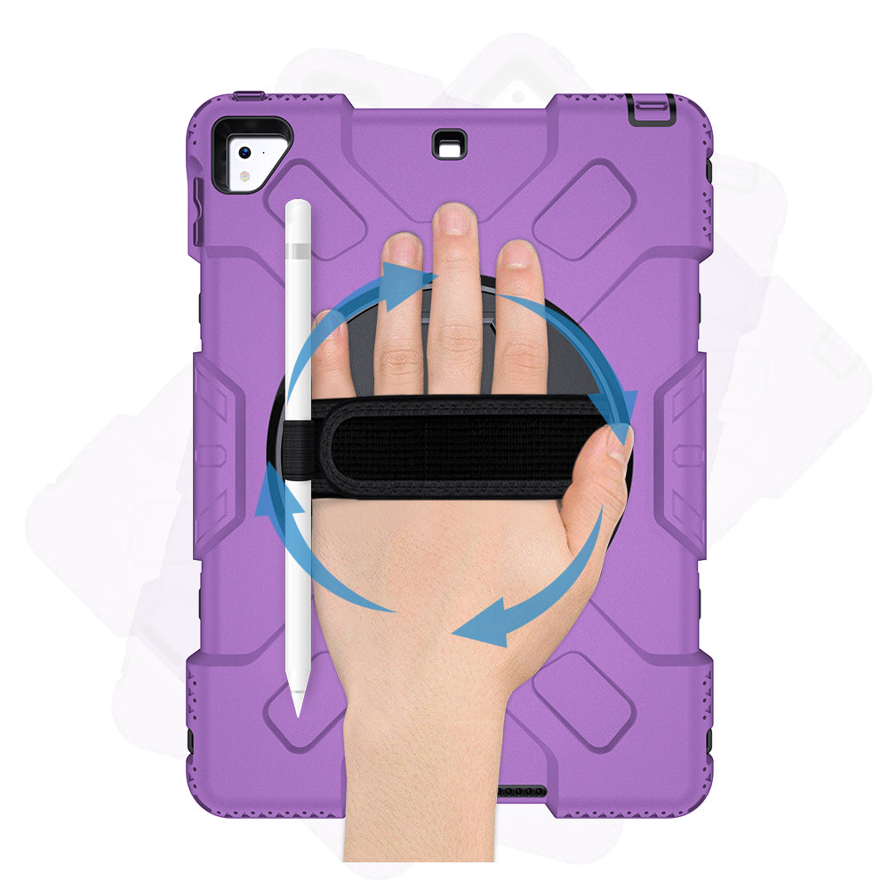 Tough On iPad 5 / 6th Gen 9.7" Case Rugged Protection Purple