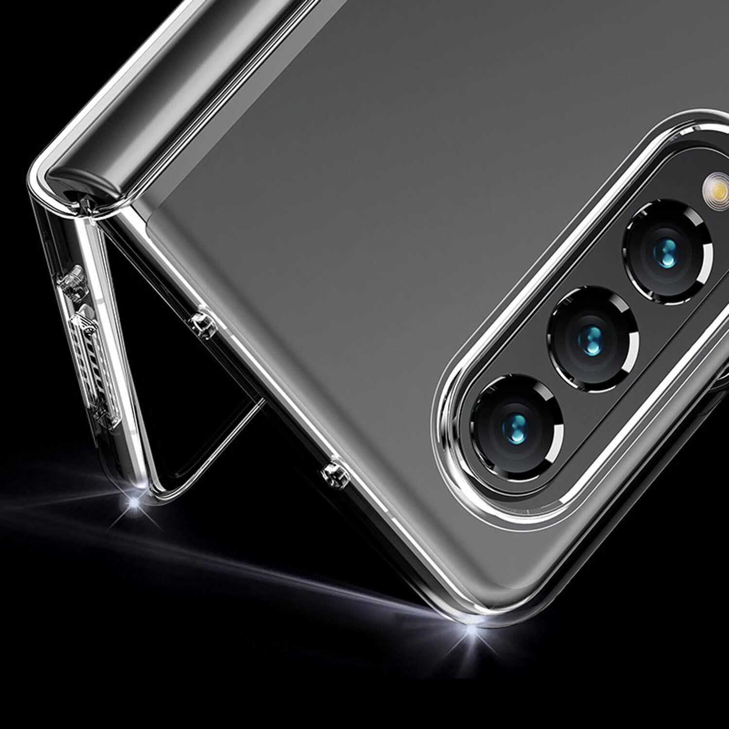 Tough On Samsung Galaxy Z Fold4 5G Case Tough Clear Air