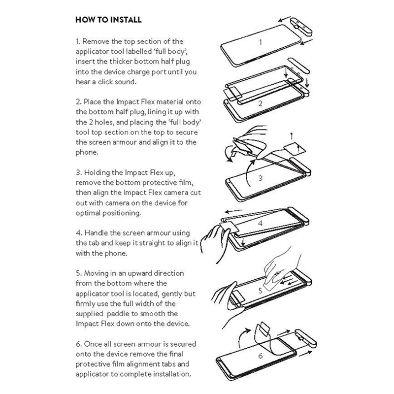 EFM Samsung Galaxy S10e Screen Protector Impact Flex Armour