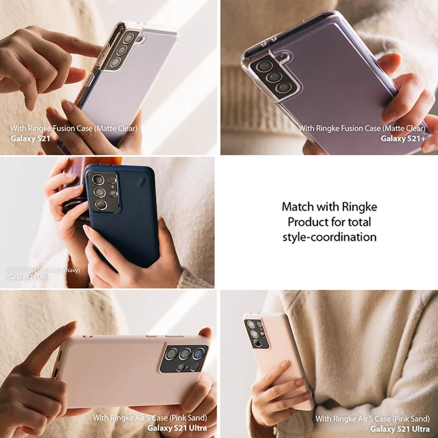 Ringke Samsung Galaxy S21 5G Camera Styling Protector