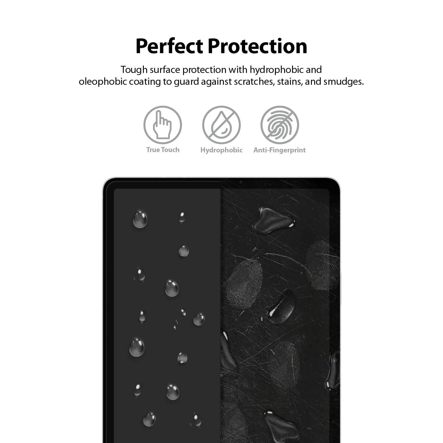 Ringke Samsung Galaxy Tab S8 / S7 Invisible Defender Glass Screen Protector