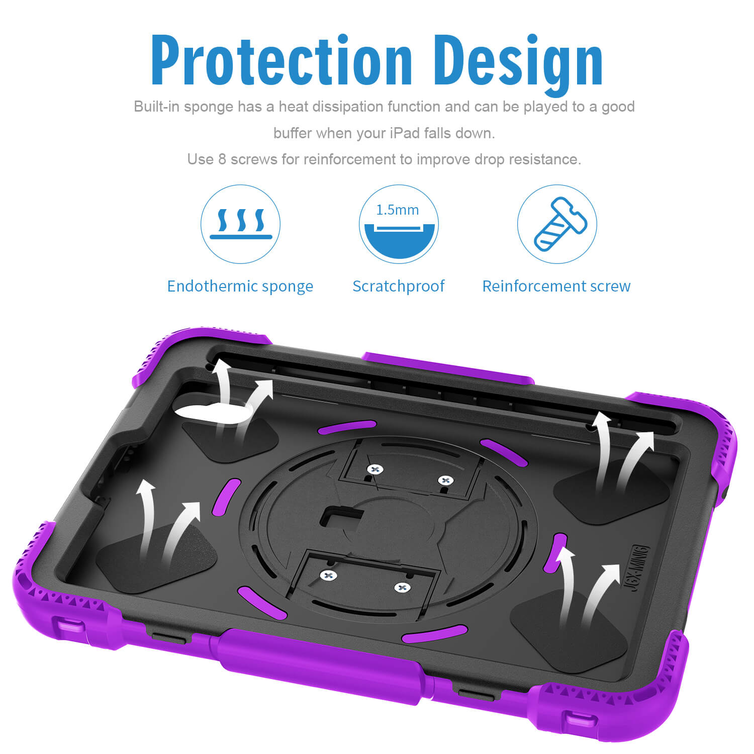 Tough On iPad mini 7/mini 6 Rugged Protection Case