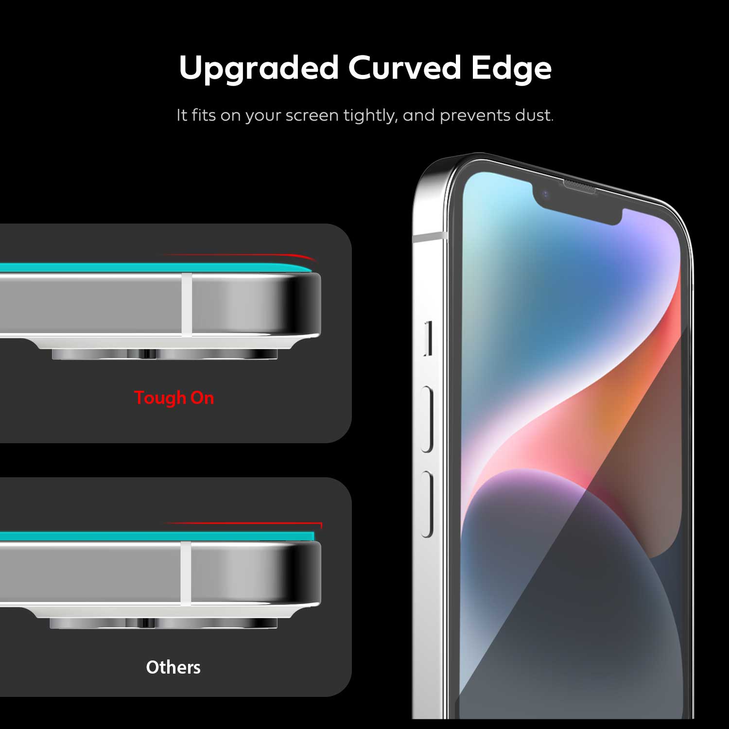 iPhone 16e / 14 Tempered Glass Screen Protector 2 Pack w/ Installation Kit