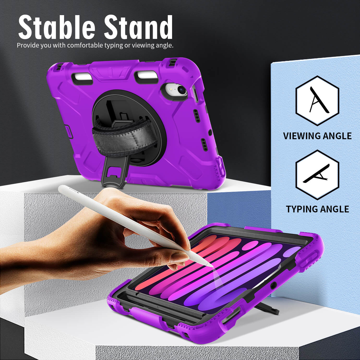Tough On iPad mini 7/mini 6 Rugged Protection Case