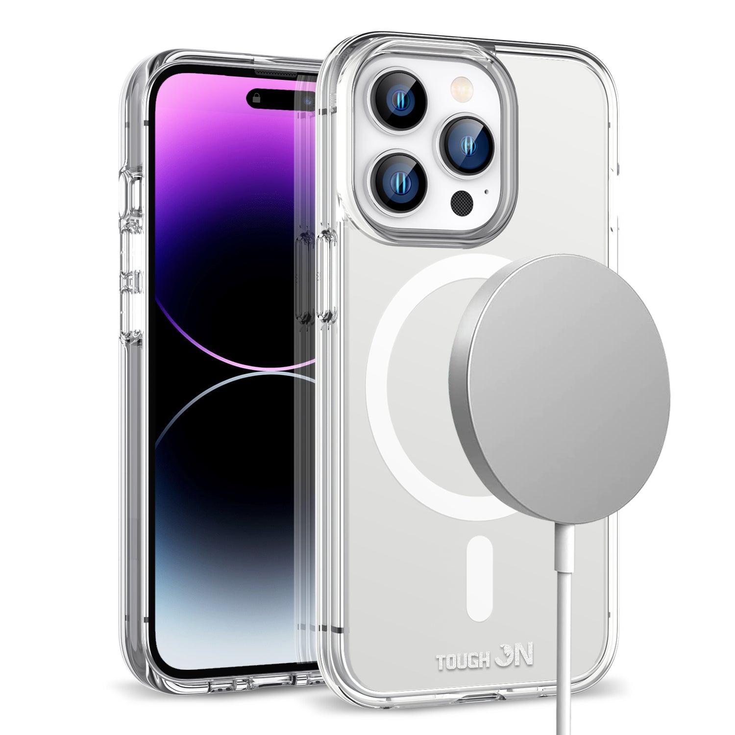 Tough On iPhone 14 Pro Case Clear with Magsafe