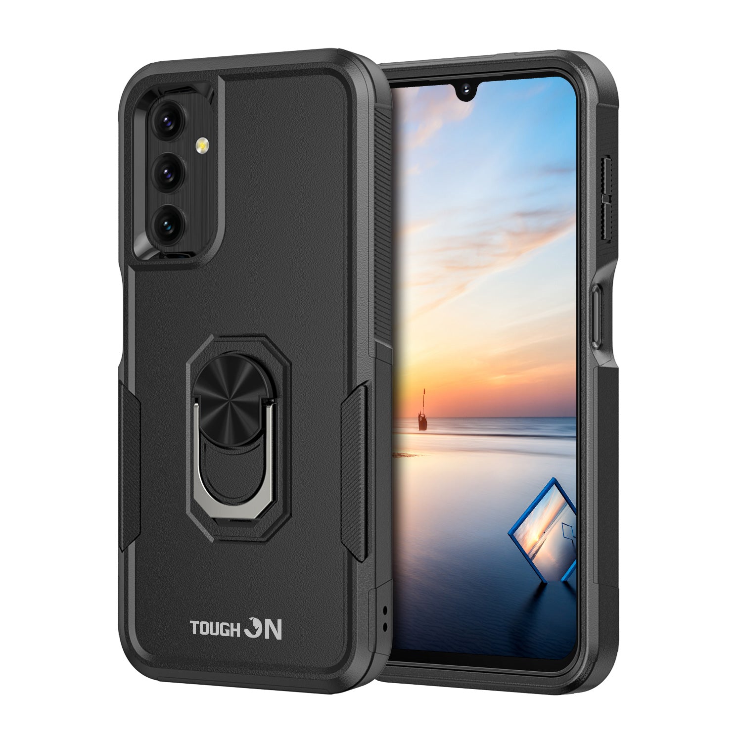 Tough On Samsung Galaxy A14 5G Case Tough Armor Black