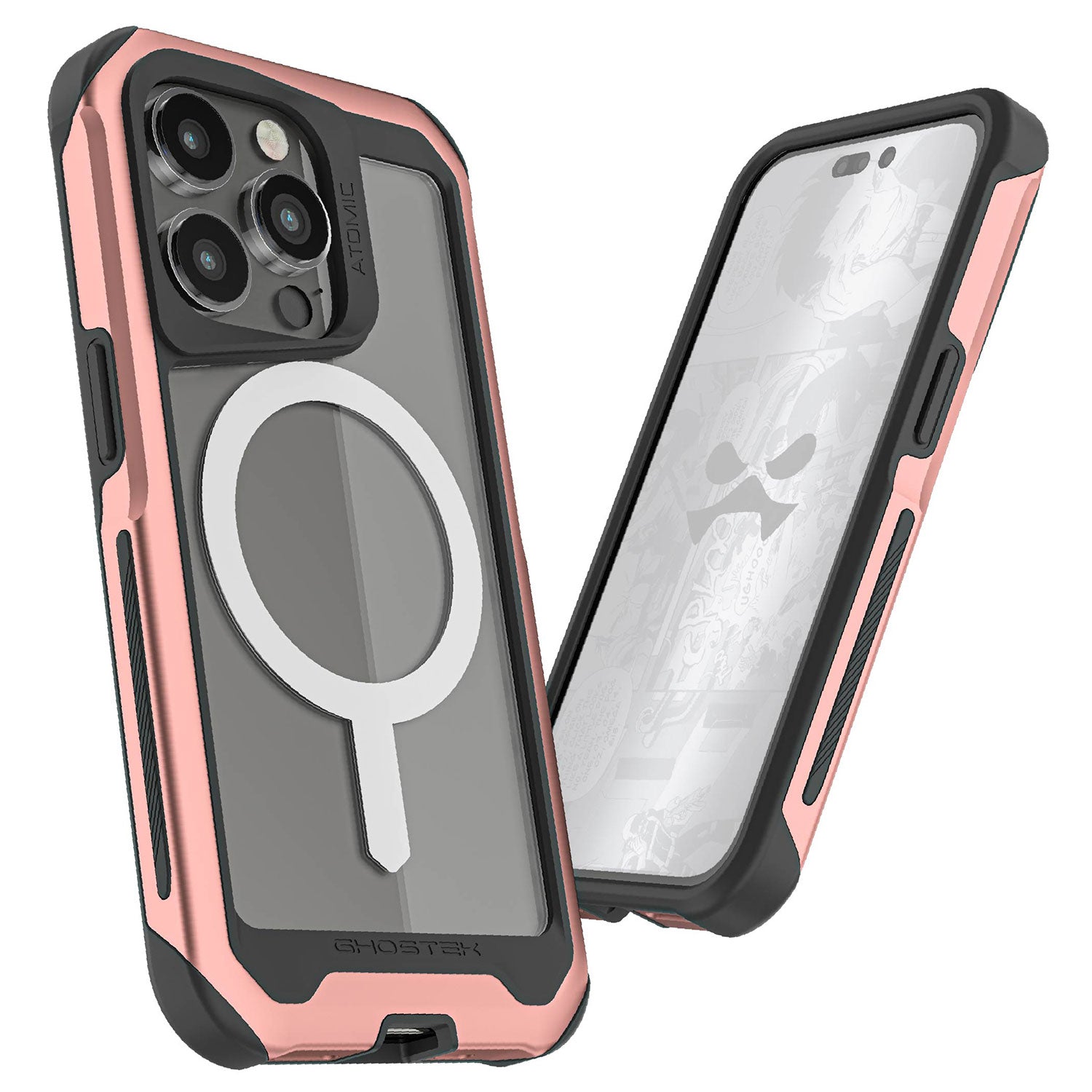 Ghostek iPhone 14 Pro Case Atomic Slim w/ Magsafe Pink