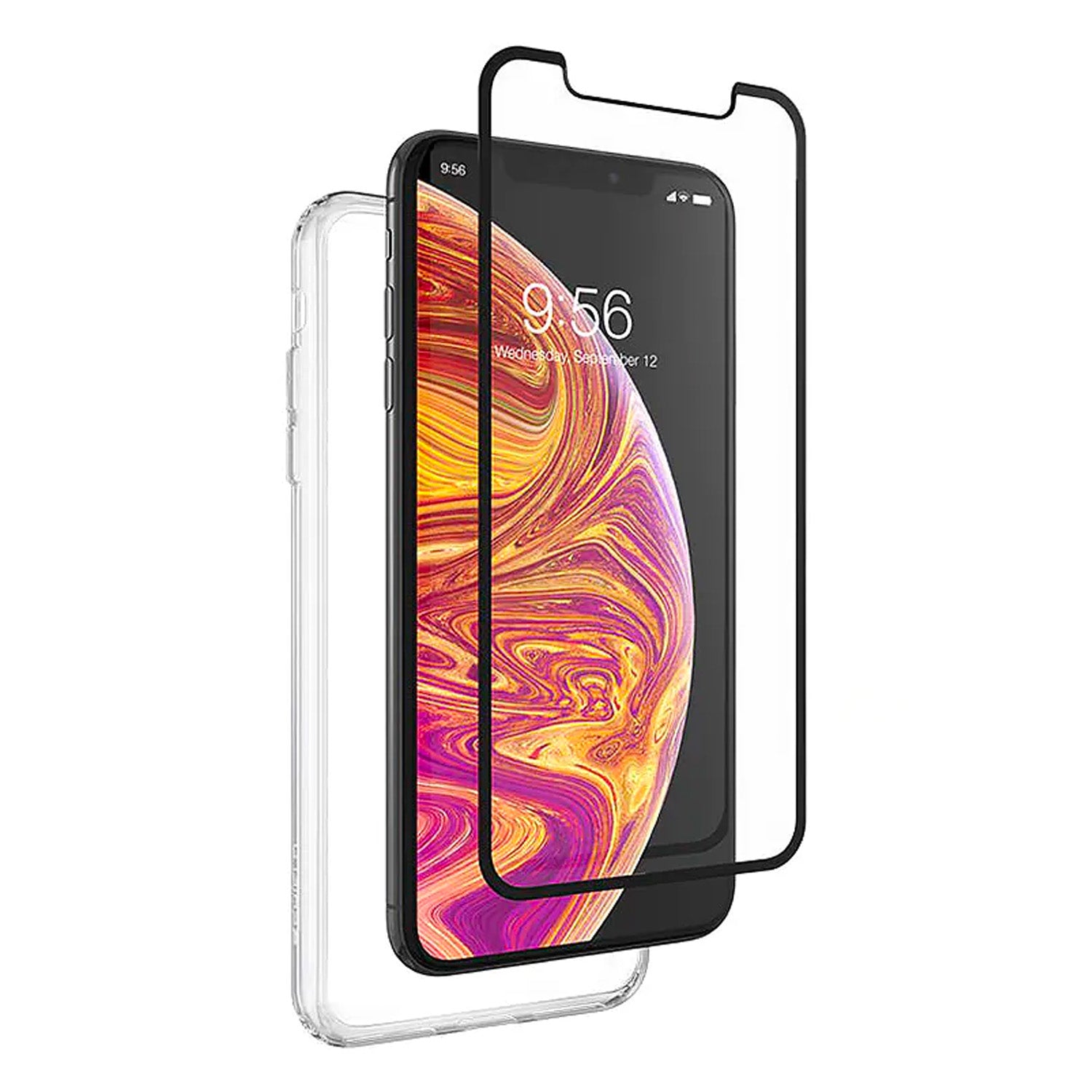 ZAGG Invisible Shield iPhone Xs Max 360 Protection Case + Glass Curve Screen Protector