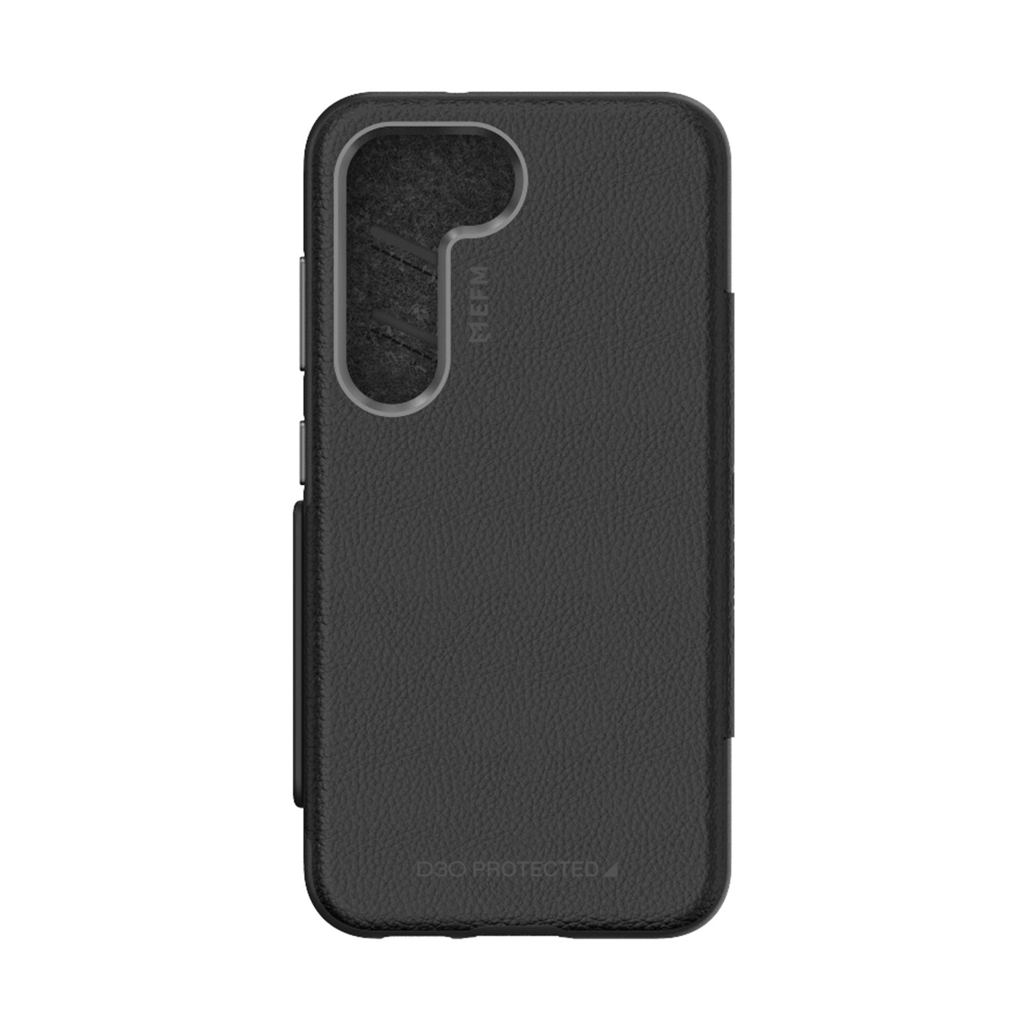 EFM Samsung Galaxy S23 Plus Monaco D3O Leather Wallet Case Armour Black