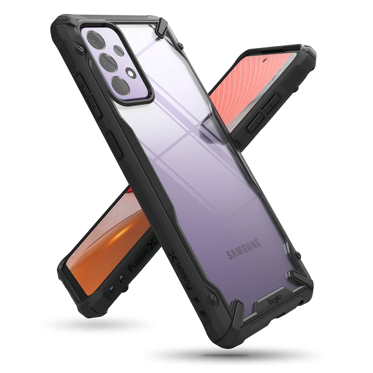 Ringke Samsung Galaxy A72 Case Fusion X Black