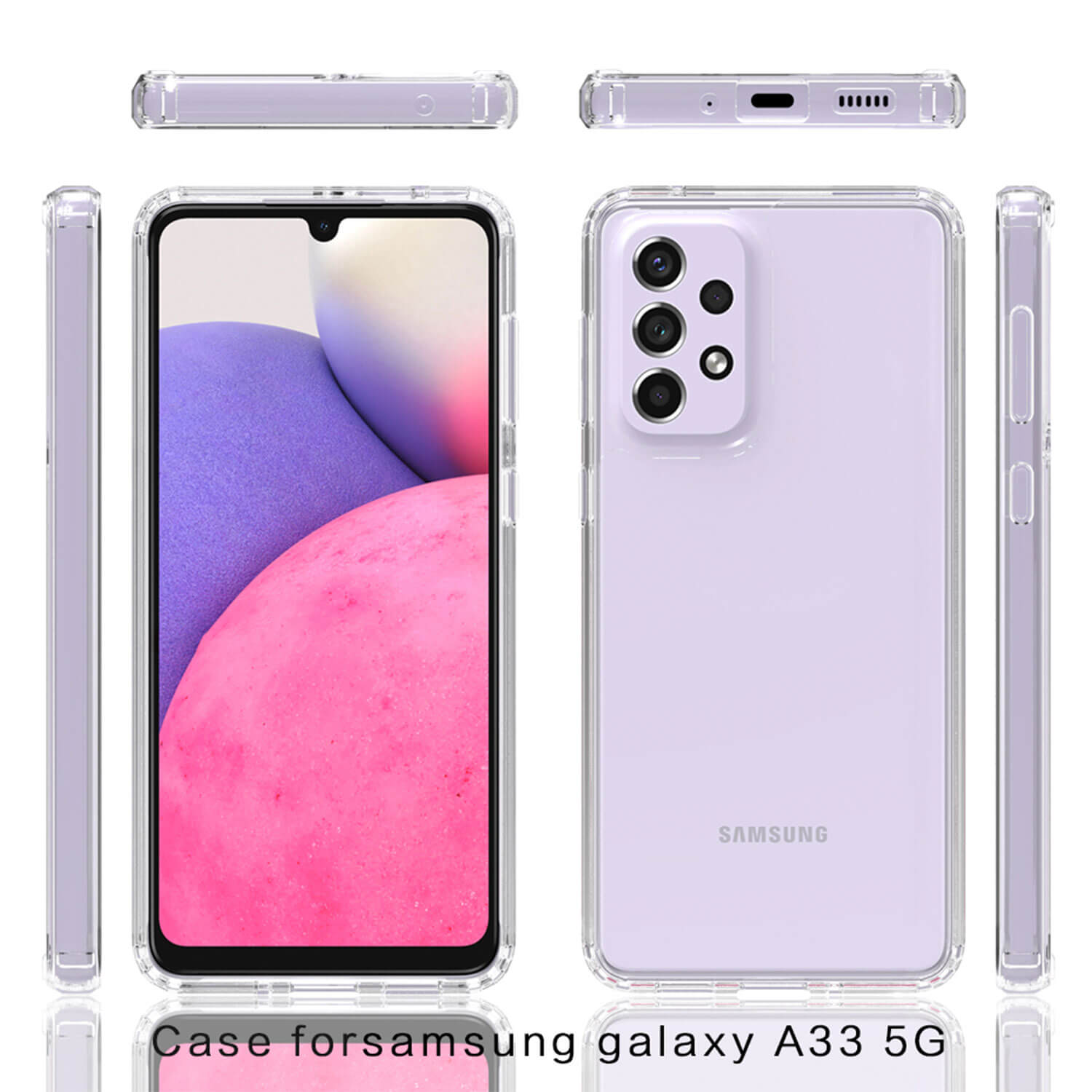 Tough On Samsung Galaxy A33 5G Case Clear Air